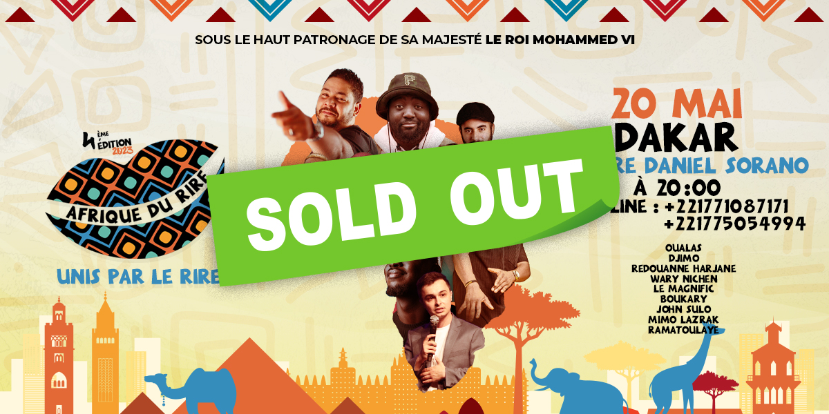 Image principale pour l'événement Festival Afrique du rire - Gala de Dakar