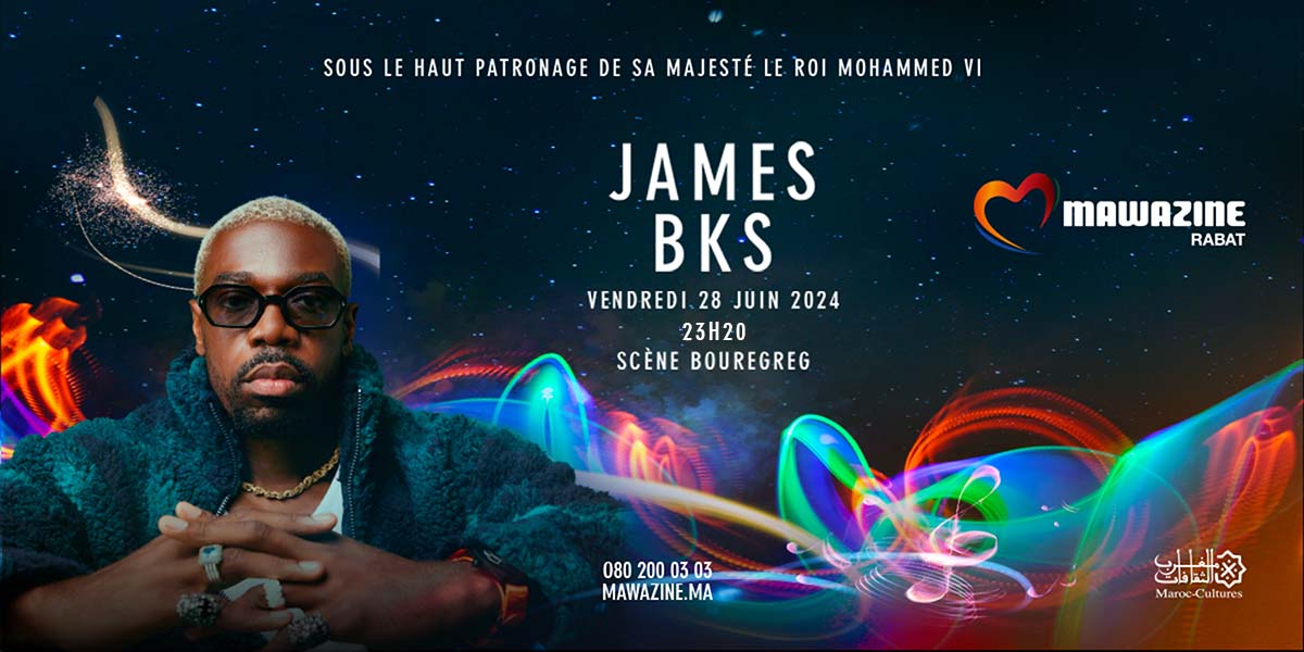 Image principale pour l'événement JAMES BKS & NANA BENZ - Mawazine Rythmes du Monde