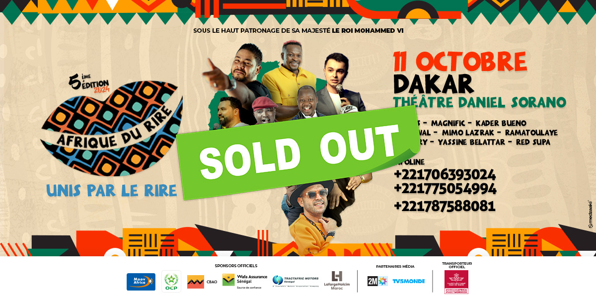 Image principale pour l'événement Festival Afrique du rire - Gala de Dakar