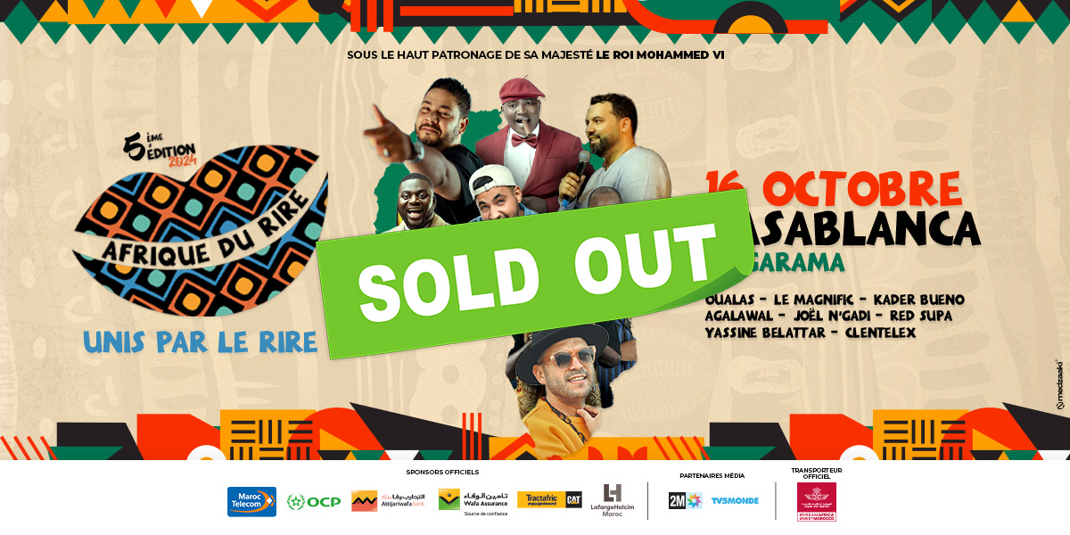 Image principale pour l'événement Festival Afrique du rire - Gala de Casablanca