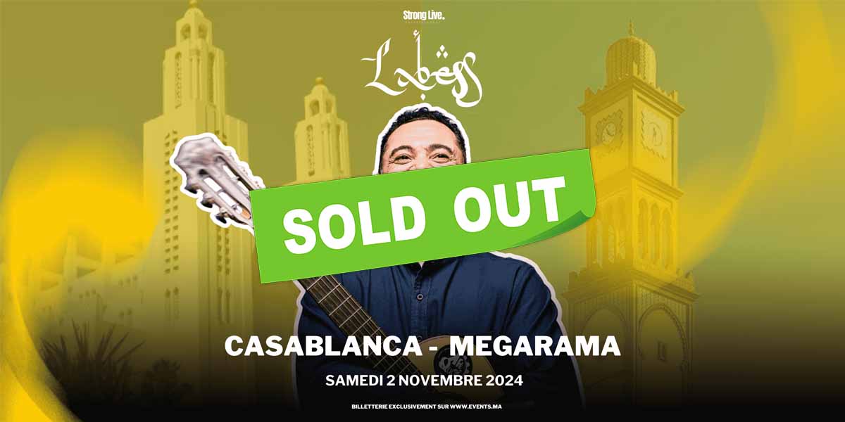 Image principale pour l'événement LABESS EN CONCERT A CASABLANCA