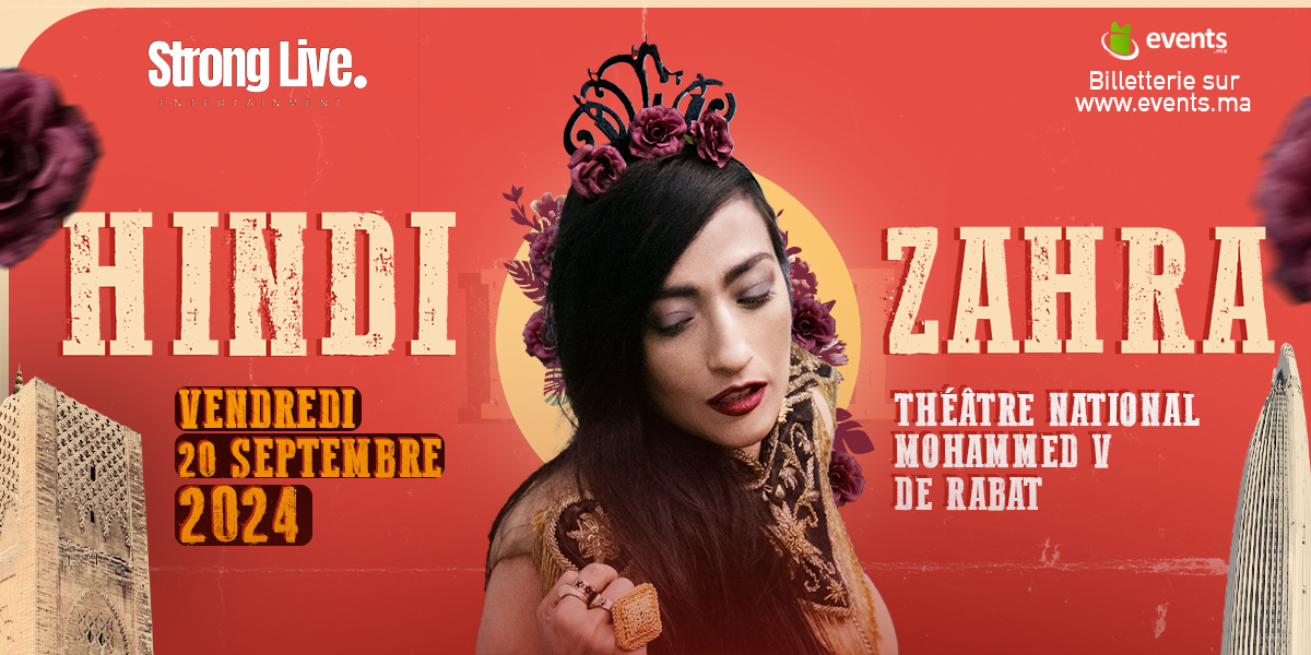 Image principale pour l'événement HINDI ZAHRA EN CONCERT A RABAT