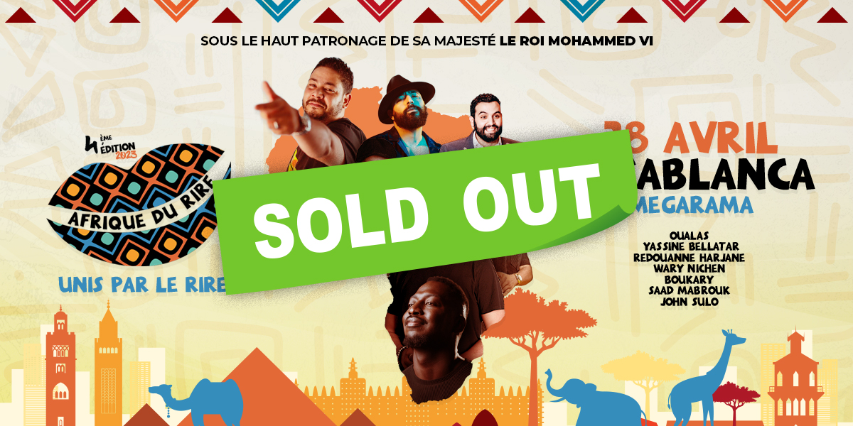 Image principale pour l'événement Festival Afrique du rire - Gala de Casablanca