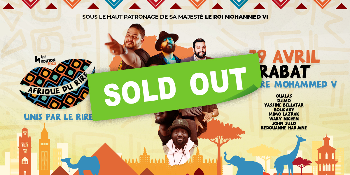 Image principale pour l'événement Festival Afrique du rire - Gala de Rabat