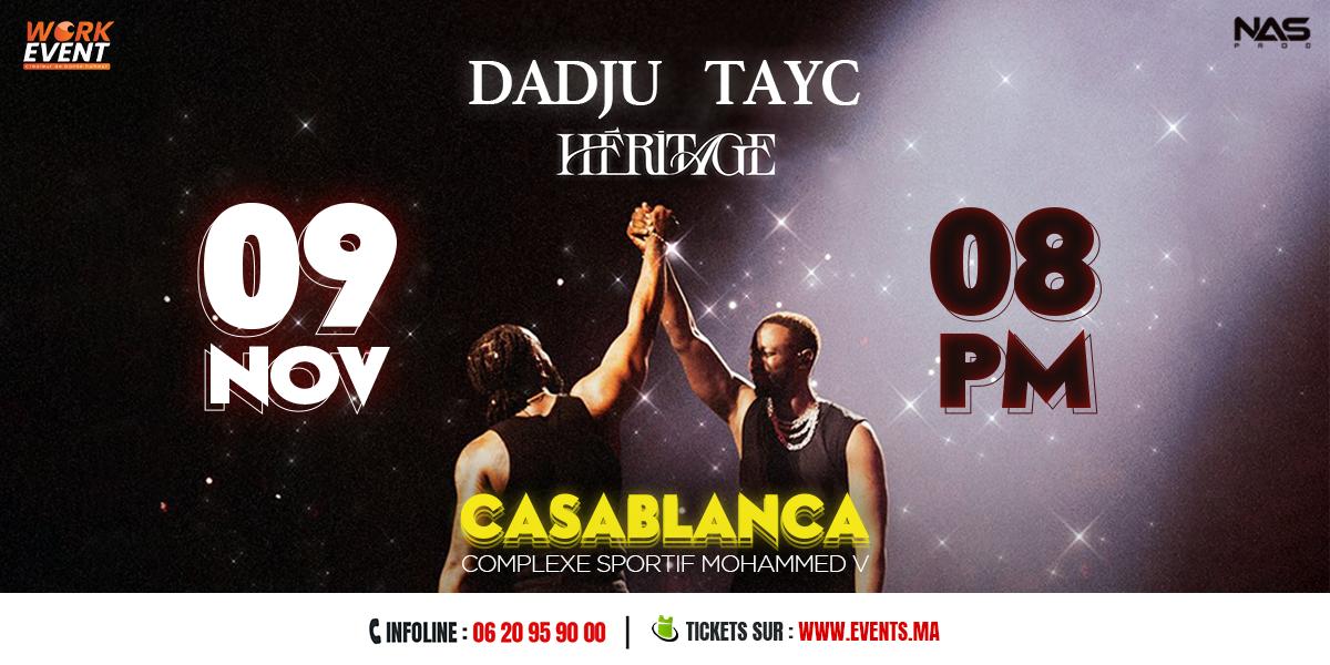 Image principale pour l'événement DADJU & TAYC en concert exclusif à Casablanca