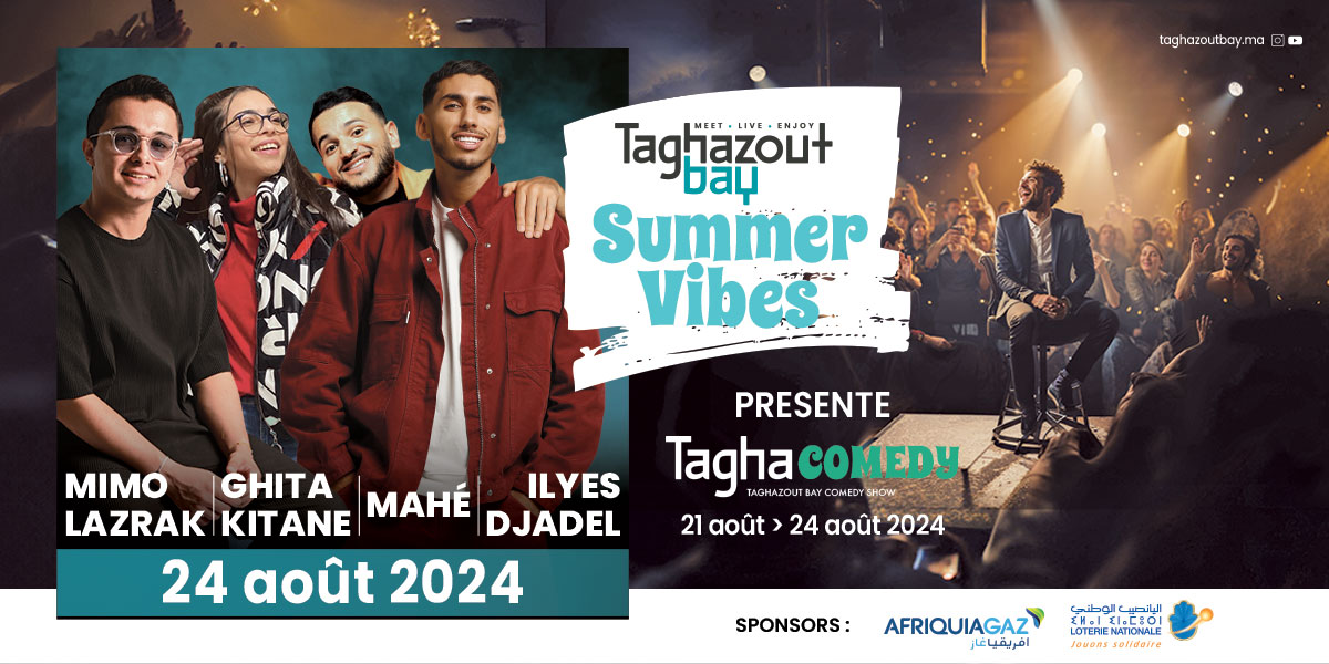 Image principale pour l'événement Le Gala Humoristique de Taghazout Bay